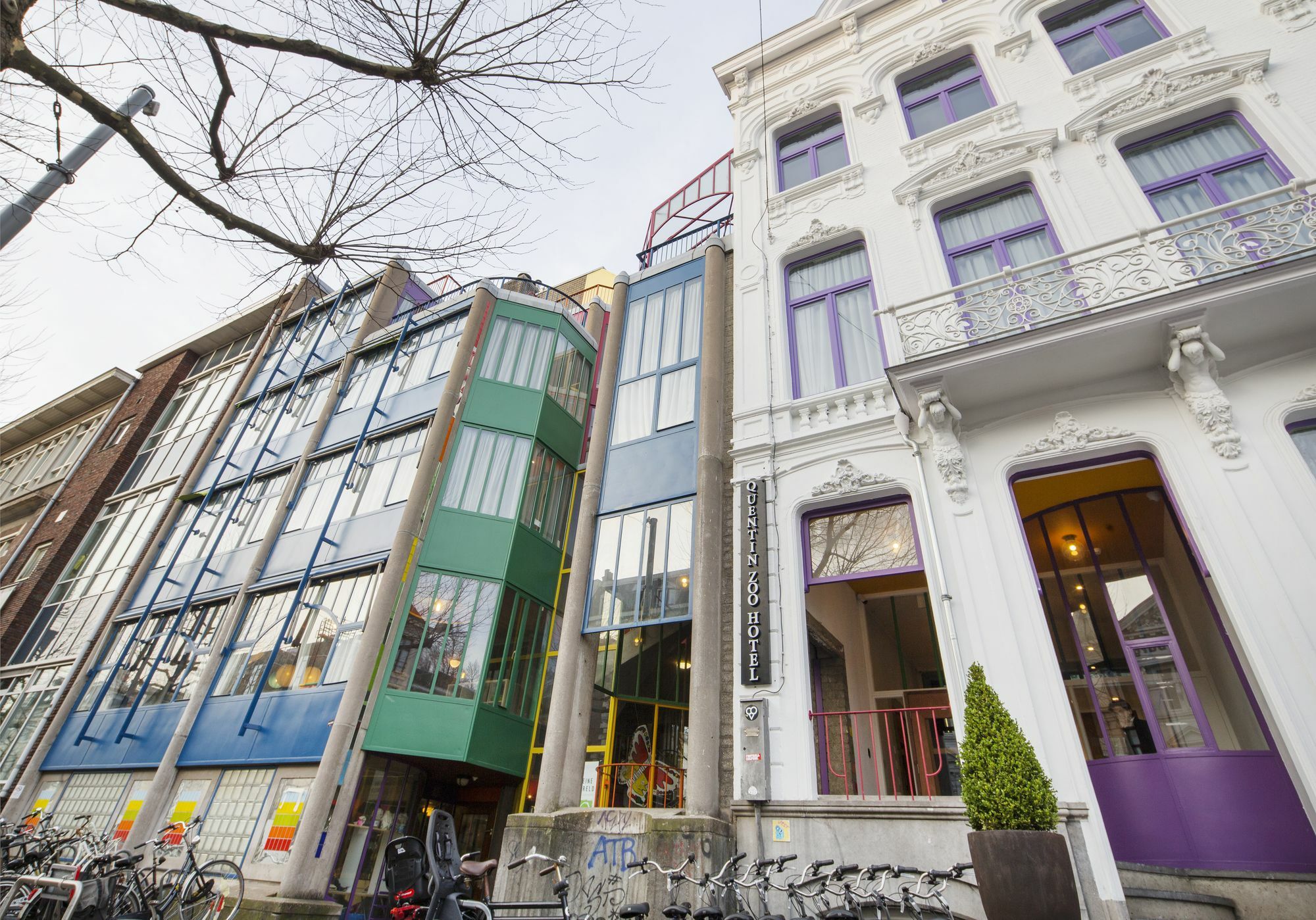 Quentin Zoo Hotel Amsterdam Eksteriør billede